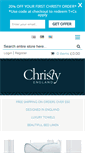 Mobile Screenshot of christylinens.com
